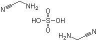 【氨基乙腈硫酸盐】_GAS:5466-22-8_分子试:C2H4N2H2SO4